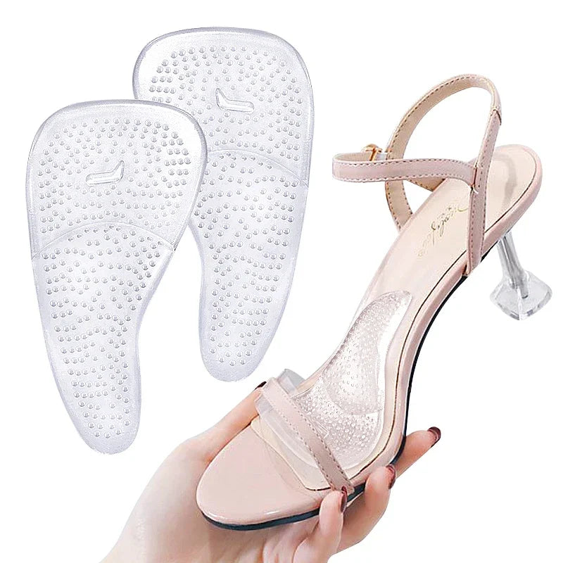 3/4 Gel Arch Support Insoles Self-Adhesive Orthotic Pads for Flat Feet Plantar Fasciitis & Foot Pain Relief
