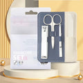 Customized Nail Clipper Set Stainless Steel Manicure Set Nail Clippers Pedicure Kit 4 Pieces