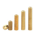 OEM DIN916 M4 X 8mm Socket Cap Set Screws Zinc Color Brass M1.6 M2 M2.5 M3 M4 M5 M6 M8 Cup Point Hex Headless Grub Screw MegaBDM