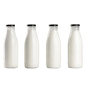 Custom Label 100Ml 200Ml 250Ml 350Ml 500Ml 750Ml Large Capacity Glass Bottle Water With Metal Lid