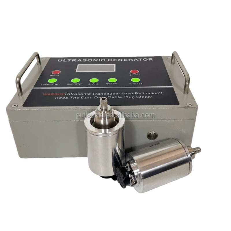 Industrial 28kHz 200W Ultrasonic Power Supply and Transducer for Vibrating Screen Efficiency Boost