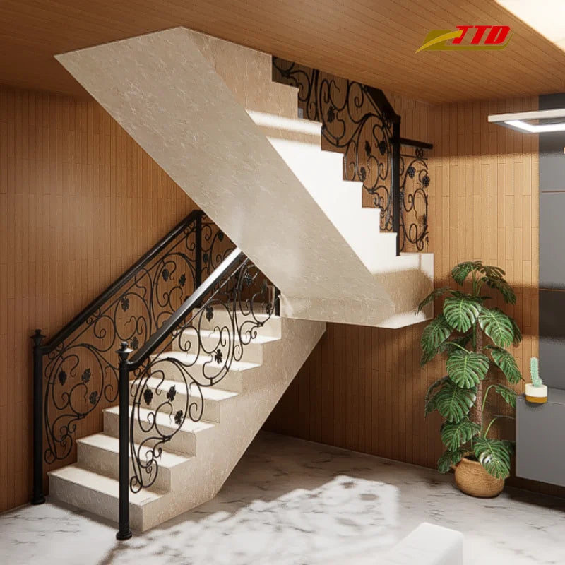 Top Iron Stair Railing Designs That Combine Modern Elegance Structural Safety and Artistic Details for Homes and Duplex Villas
