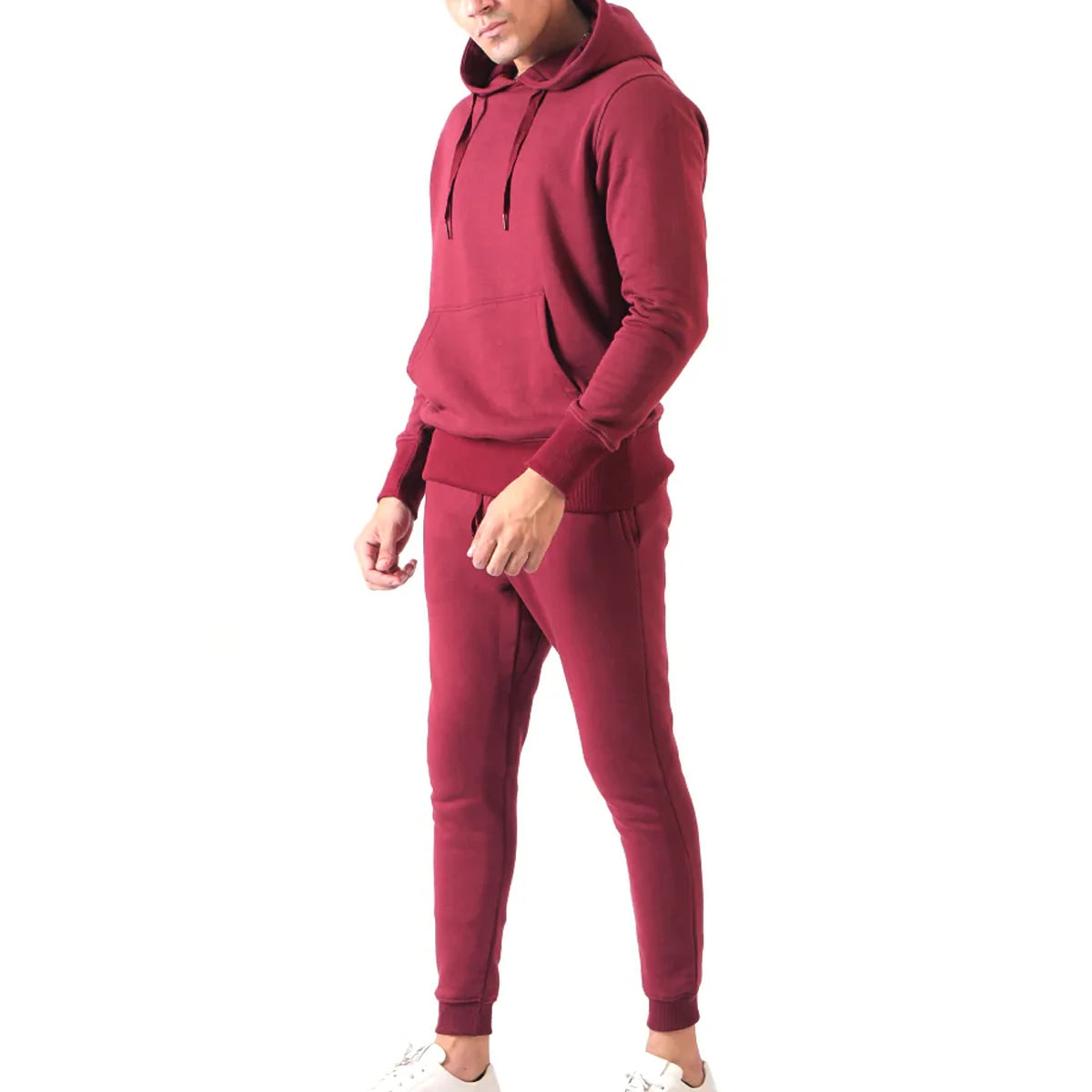 Men's Custom Heavyweight Vintage Streetwear Tracksuit Jogger Flared Sweatpants Hoodie Sets Rhinestone Pearl Sweatsuit 100%