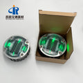 reflective aluminum snow plowable 6 reflector marker led road stud drill machine lights red/yellow/bule solar cell manufacturer MegaBDM