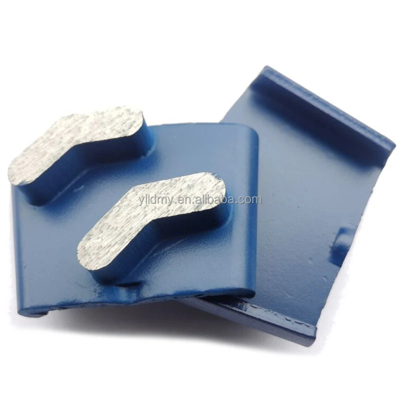 OEM Double L Shape Segments for HUSQVARNA HTC EZ System Diamond Grinding Tool Concrete Terrazzo Floor Polishing Pads