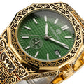 Wholesale Price Retro Luxury Famous Brand Forsining Full Engraved Patterns Reloj Men Automatic Mechanical Watches Wrist Watch MegaBDM