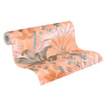 Made Germany Modern Luxury Non Woven Floral Wallpaper Rolls MultiOrange Blue Brown Wash-Resistant Light Resistant Hotel Kitchen