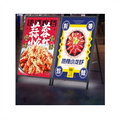 High Quality Portable Advertising Led Metal a Frame Sign Poster Stand Holder Outdoor Display with Factory Price