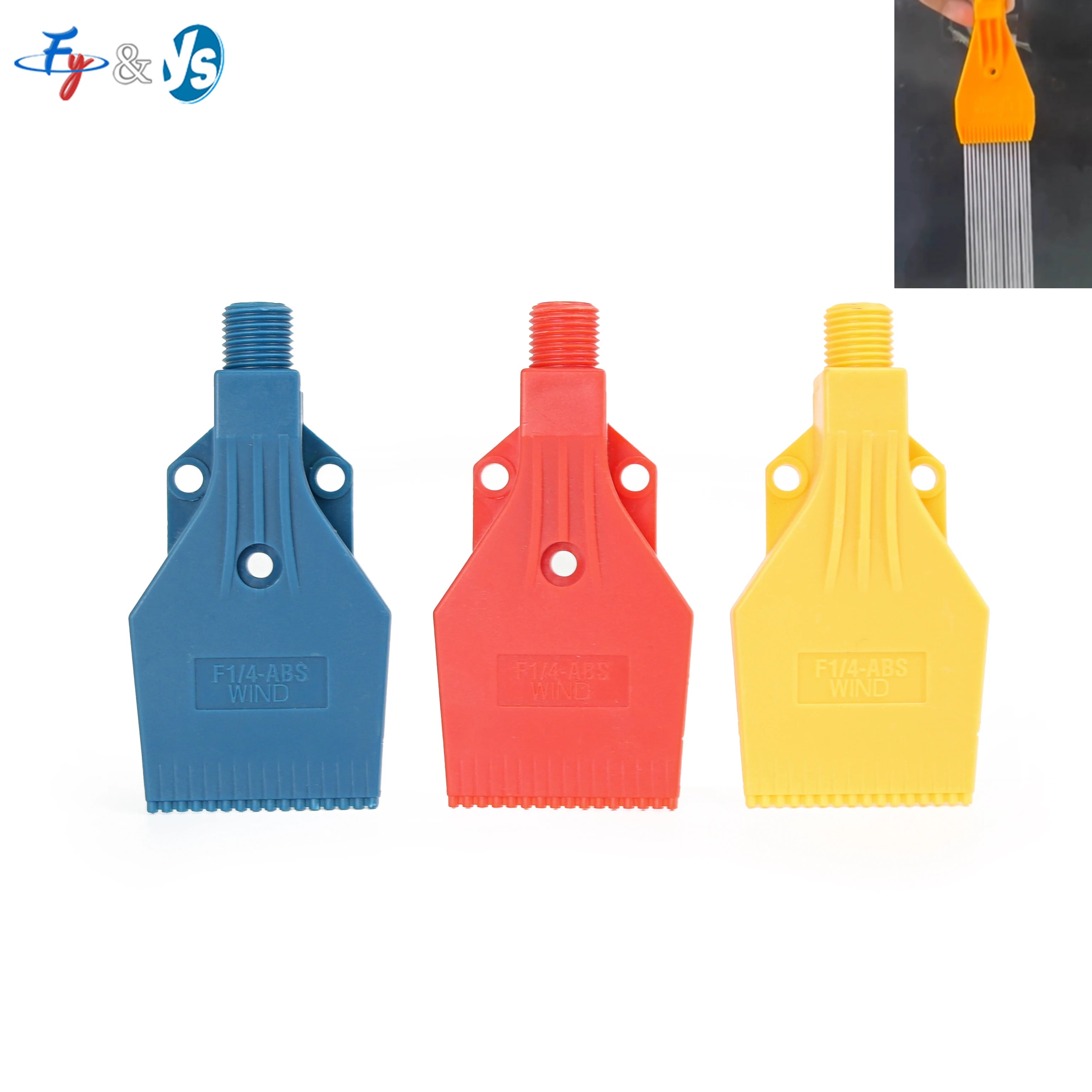 727 ABS Plastic Air Knife Blowing Nozzle 727 16 Air Holes High Pressure Round ABS Spray Nozzle