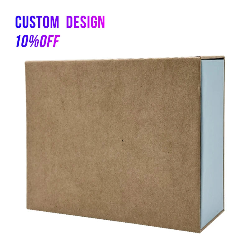 Customized High-End Cosmetic Display Box Quality Kraft and Art Paper Embossed Finish with Your Logo for Photo Frame