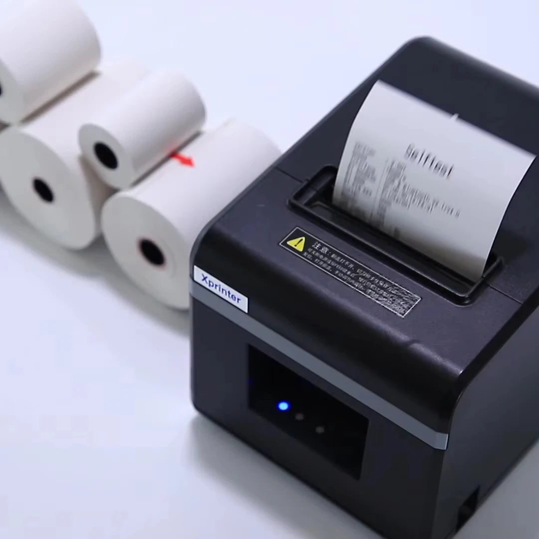 165' Feet 2 1/4\" Premium Quality White Thermal Cash Register Receipt Paper Great Terminal Use Offset Printing Uncoated