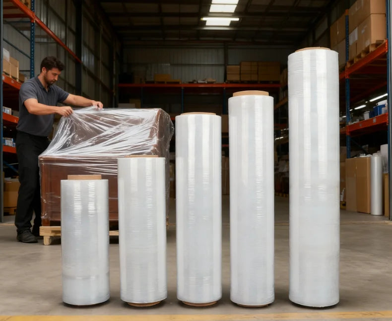 Stretch Film 20ich Plastic Film Packaging Film for Furniture Wrapping
