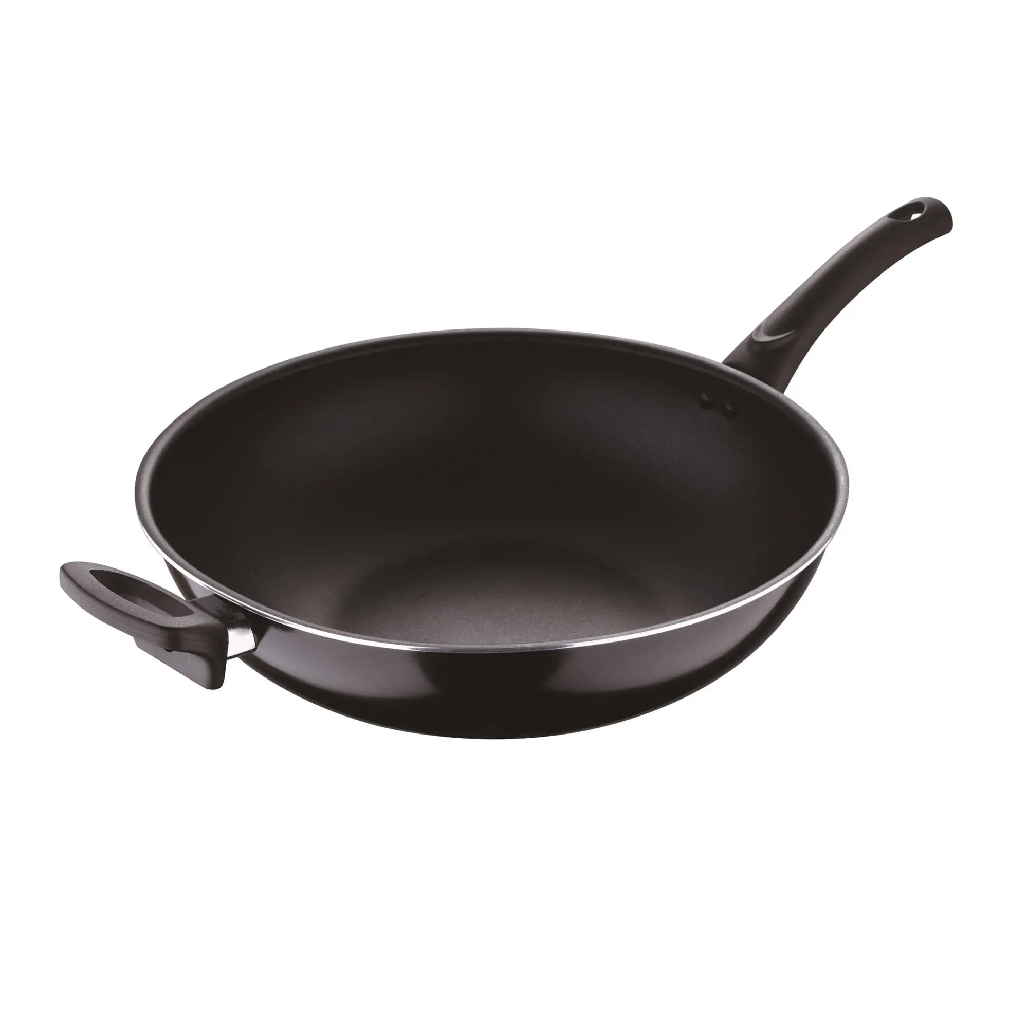 Wok 32x8.8cm in pressed aluminum - PIXEL Chef Sauce