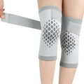 Knitted Warm Knee Sleeves Unisex Bandage Support Self-Heating Winter Protection for Sports & Gym