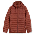 Men's Lightweight Puffer Jacket Full Zip Warm Winter Coat with Hood Windproof and Breathable Outerwear Plus Size
