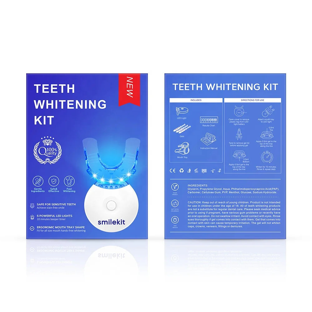 Private Label Gentle for Sensitive Teeth Professional Effect to Remove Stains Teeth Whitening Kit