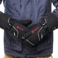 China Best Selling Winter Unisex Electric Rechargeable Waterproof Windproof Split Finger Heated Gloves for Downhill Skiing CE