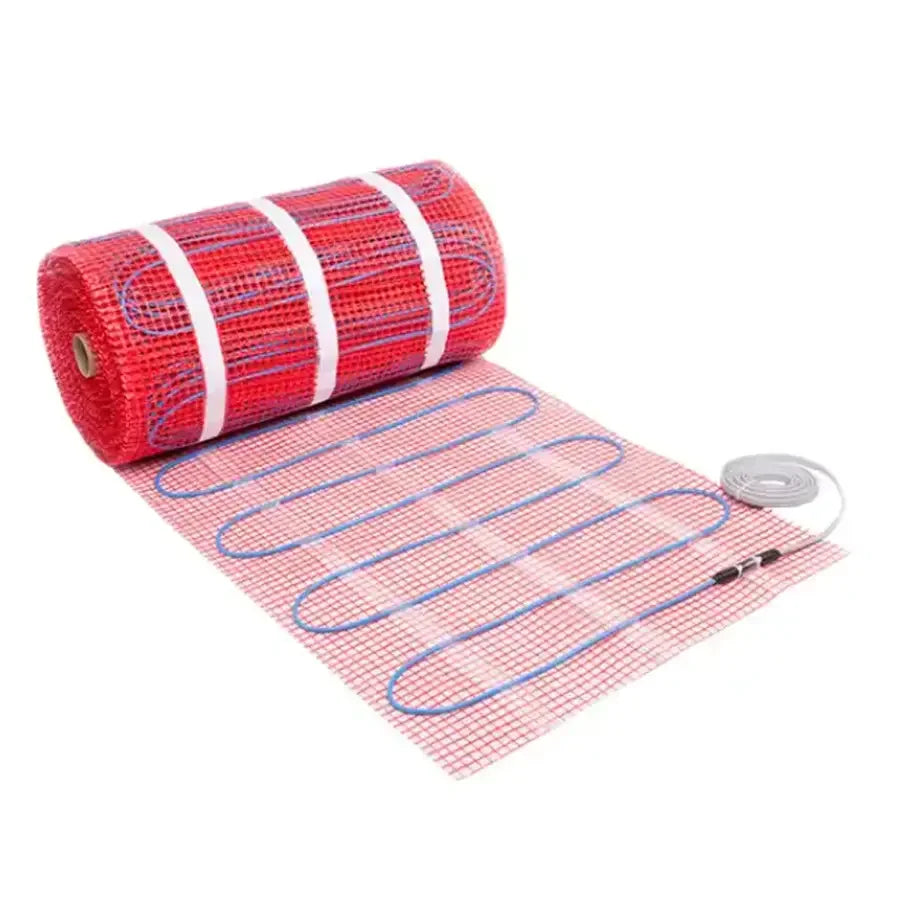 WiFi Controlled Thermostatic Radiant Floor Heating System Easy to Install Under Tile Frost Protection Netting for Apartment Use