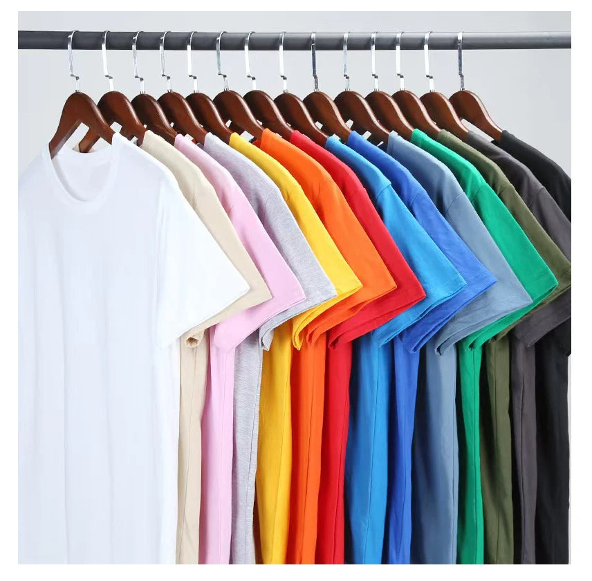 Bangladesh China Factory Price Customized logo Design Casual Men's Short-sleeved Combed Cotton Short-sleeved T-shirts MegaBDM