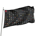 Custom 100% Polyester Car Flag High Quality 3*5 Feet Double-Sided Digital Printed Car Flag with Promotional Text Added Car Flags