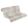 Made in Germany Modern Floral Wallpaper Rolls-Non Woven Vinyl-Grey Beige Taupe-Hotel Use 1005 X 053 m