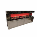 Modern White Wood TV Cabinet 67" Width with Doors & Storage Drawers Adjustable Shelves Floor Mount Living Room Furniture