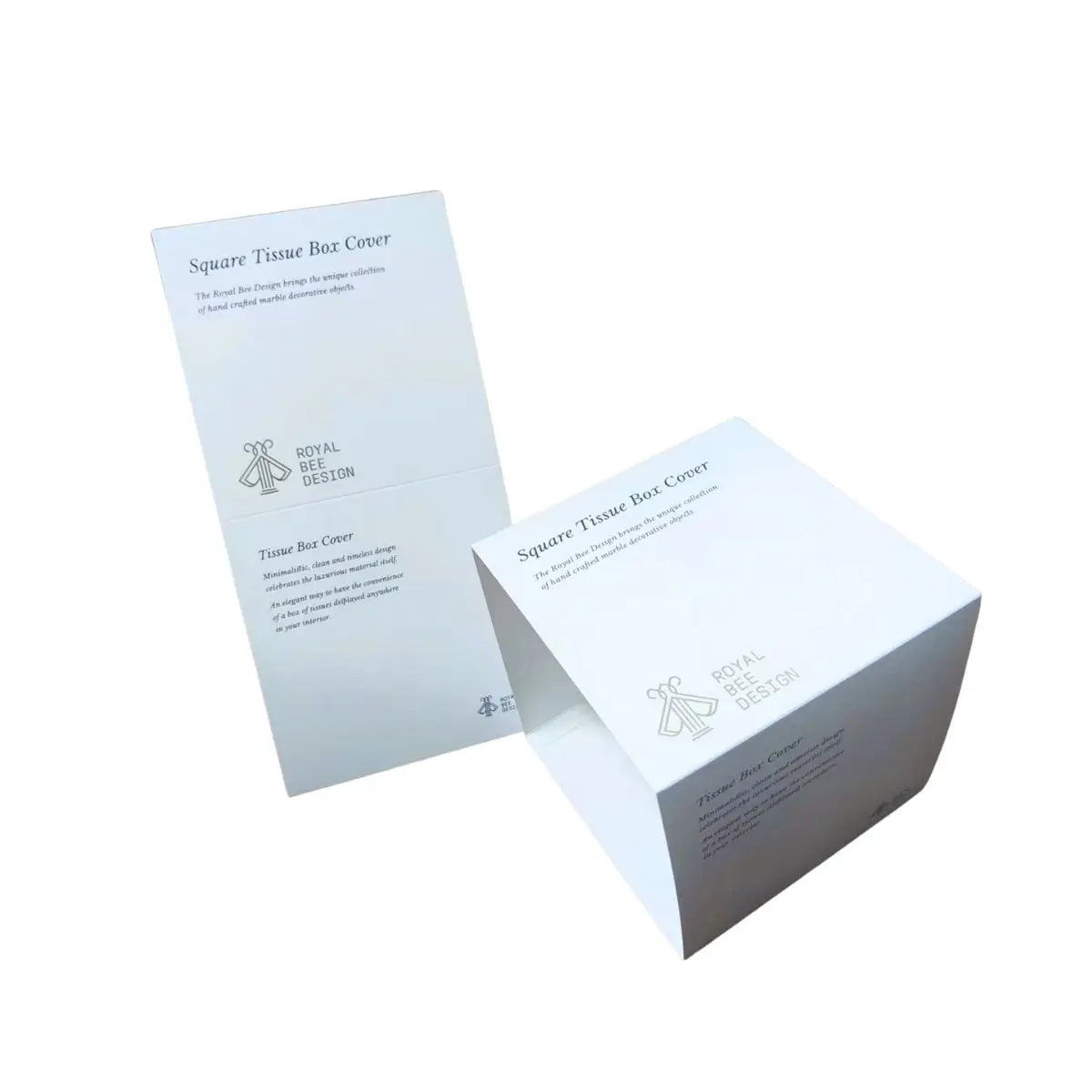 Custom Printing Luxury Gold Logo OEM square Tissue Box Cover Paper Sleeve Packaging