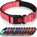 Quick Release Reflective Breathable Soft Padded Plastic Buckle Dog Pet Collar for Girl Male Female Collars