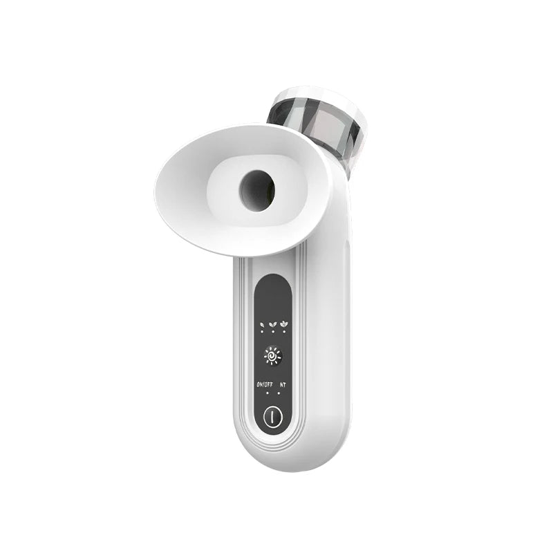 OEM ODM Heated Nano Eye Mist Sprayer ABS Rechargeable Warm Compress Moist Heat Tool for Dry Eyes Skin Relief SPA Eye Drops Tool