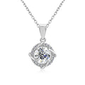 New Environmental Friendly GRA Moissanite Diamond With Certificate S925 Silver Love Knot Necklace for Women Destiny Jewellery