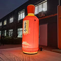 Brand Promotion Inflatable Liquor Bottle Outdoor Events Beverage Inflatables Giant Advertising Inflatable Bottle with LED