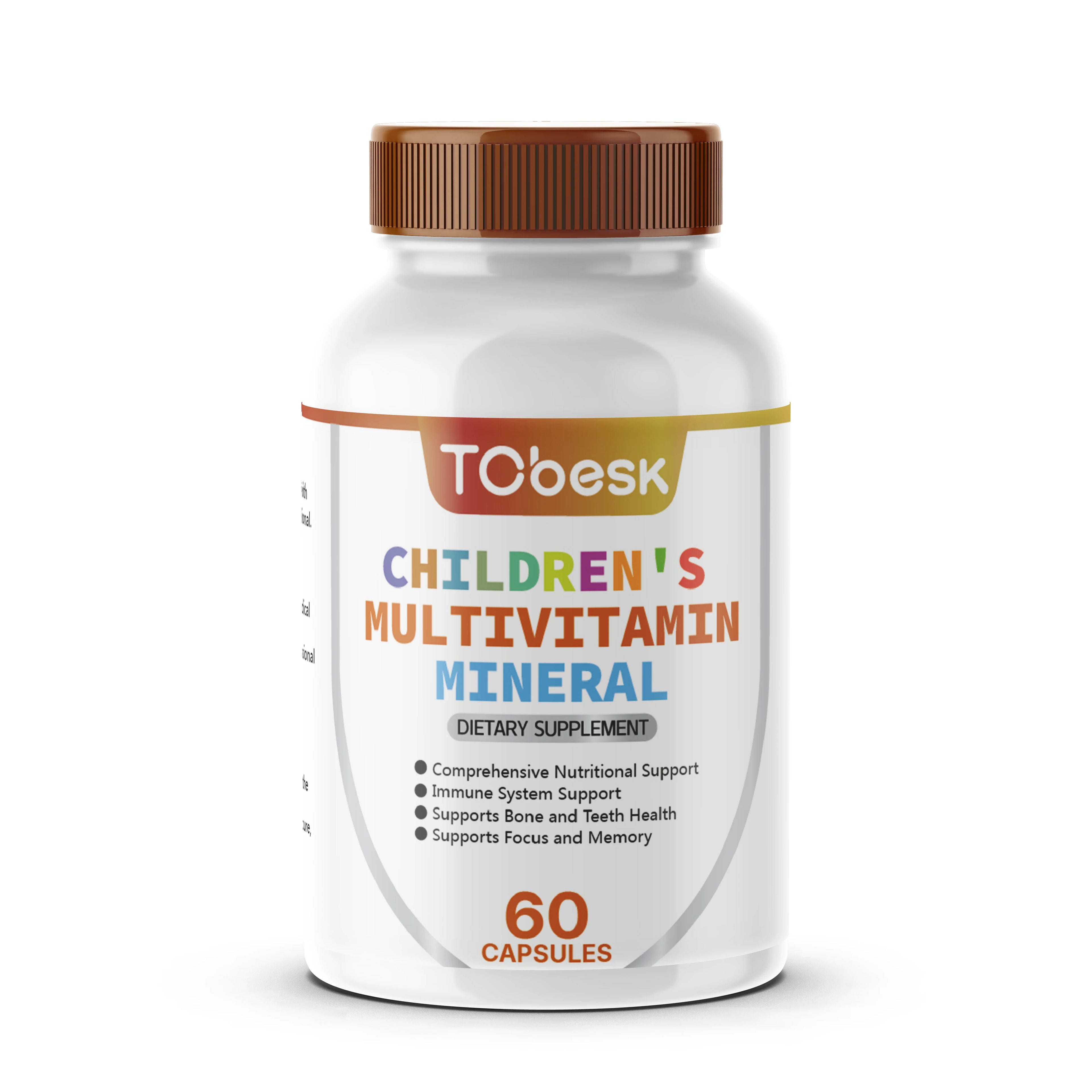 Hot Sell Private Label OEM Children's Multivitamin&Mineral Capsules Supplements Factory Supply