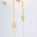 Earring Wire Real Gold Round Earrings 18k Gold Au750 Gold Jewelry Real Gold au750 gold jewelry oro 18k