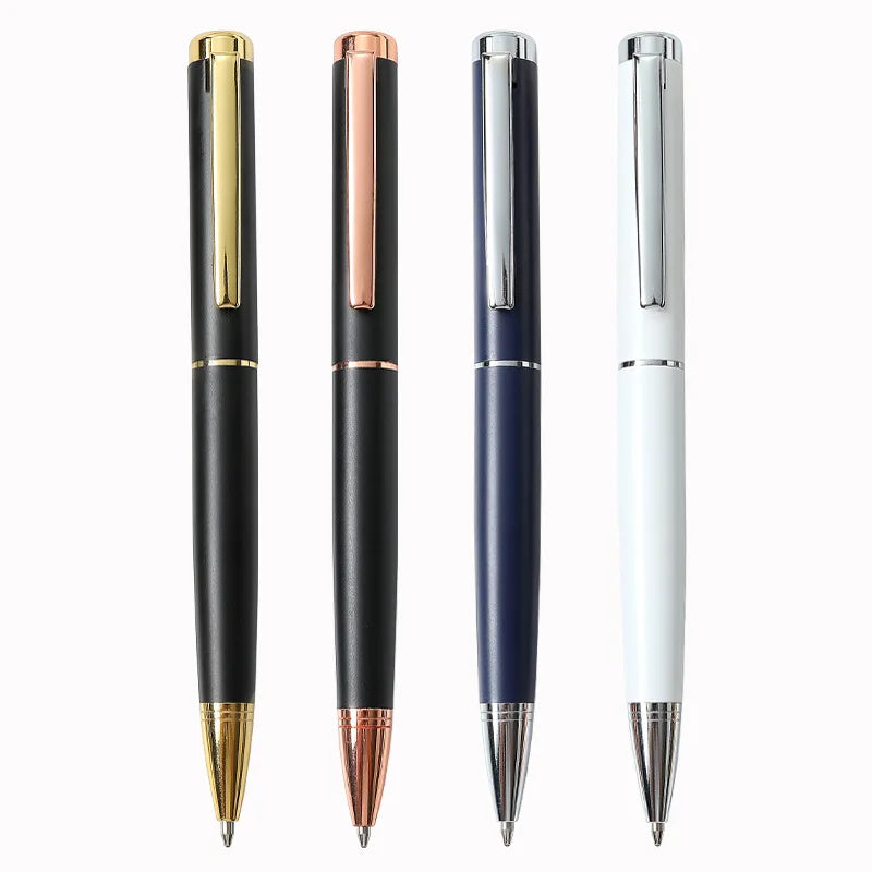 Hot Selling Personalized Custom Logo Engraved Metal Promotional Pens with Twist Mechanism for Hotels