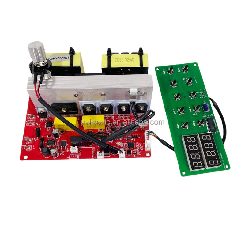 Adjustable Frequency 300W Ultrasonic PCB Power for Glasses Dental and Surgical Instrument Cleaners