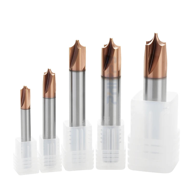 R10 Straight Groove Angle Internal R Corner Rounding Milling Cutter Carbide Inner R End Mill