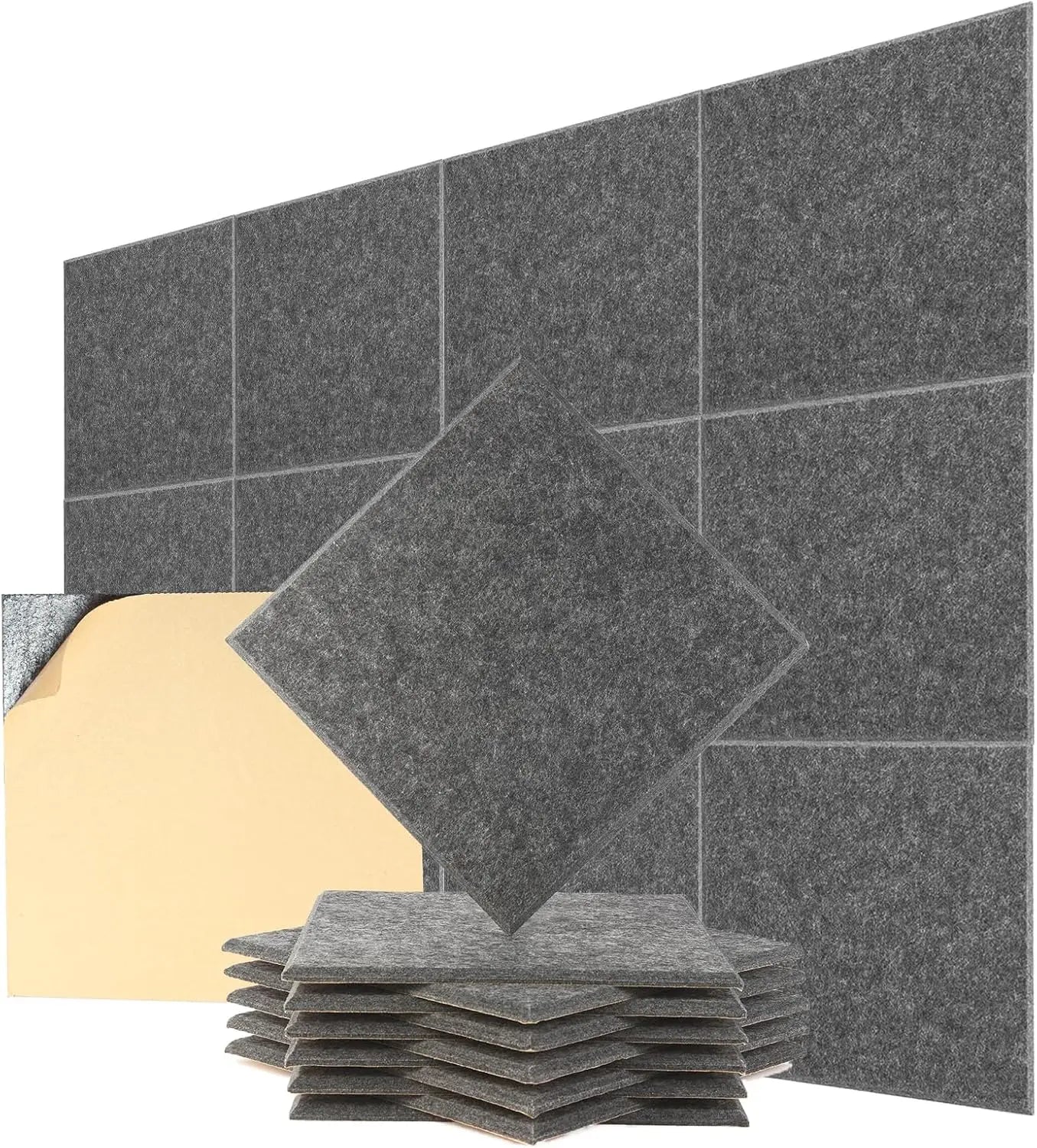 100% Polyester Fiber Pet Wall and Ceiling Sound Acoustic Panel for Decoration
