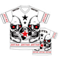 Wholesale Vintage Skull Print Men's Oversize T-Shirt Custom Printing Pattern for Short Sleeve Tees