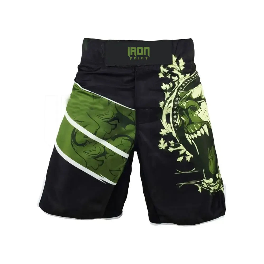Men's MMA Sports Shorts Casual Solid Pattern Elastic Waist Closure Mid Waist Loose Fit Hot Sale Polyester Made