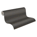 Made Germany Modern Metallic Wallpaper Rolls Black Gold Anthracite Non Woven Vinyl Highly Wash-Resistant Mould-Proof Bathroom