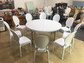 Hot Sales High-Quality 10people HDPE Plastic Folding Round Table for Indoor and Outdoor