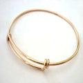 GP US Adjustable Bangle Base Bracelet Blank 14K Gold Filled Jewelry 7" Stacking Permanent Sparkle Bangle Bracelet Wholesale