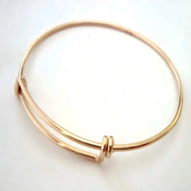 GP US Adjustable Bangle Base Bracelet Blank 14K Gold Filled Jewelry 7