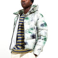 Custom Men's Winter Outdoor Waterproof Quilted 90% Hooded Jacket Stand Collar Polyester Plus Size Warm Breathable Puffer High