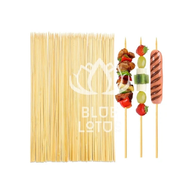 BEST SALE Polished Round Bamboo Skewers for Outdoor BBQ Camping Fire Pit and Picnic