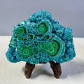 High Quality Chrysocolla Malachite Crystal Slice Heart Chakra Healing Stone Reiki Energy Mineral Specimen for Meditation Decor