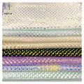 YX271 European and American Style Fashion Dress Fabric 120gsm Multicolor Gradient 5mm Sequin Mesh Lace Fabric