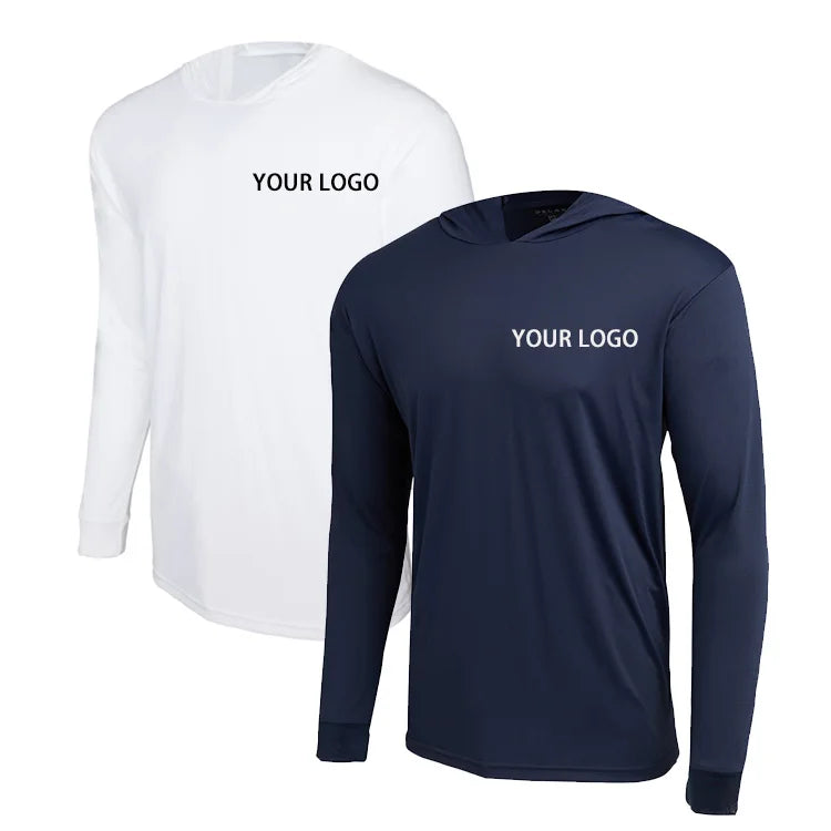 Men's Long-Sleeve Fishing Shirt Wholesale Anti-UV Waterproof Breathable and Cooling Outdoor Performance with Printed Pattern
