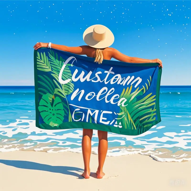 Single-Sided Digital Print Beach Towel Full Color Children Beach Towel Sublimation Print Beach Towel