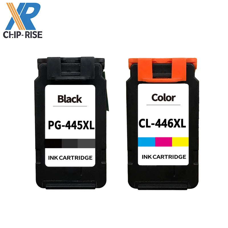 ChipRise PG-445XL CL-446XL Manufacturer Compatible Full Colored Cartridge for Canon Printer PIXMA MG2440/MG2540 MX494 TS204